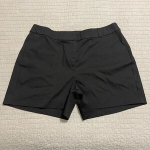 Lane Bryant Black Flat Front Shorts 1102585 Size 18P